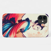 Coques Case-Mate iPhone Promenez-Vous Au Lune Japonaise Geisha (Dos (Horizontal))
