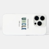 Coques Case-Mate iPhone Promu à oncle EST 2025 | Personnalisé (Verso (horizontal))