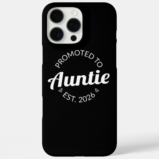 Coques Case-Mate iPhone Promu À Tante Est. 2026 I (Verso)
