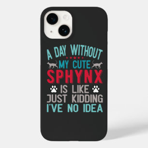 Coque Pour iPhone 14 Propriétaire Canadien De Chat Sphynx Sans Cheveux