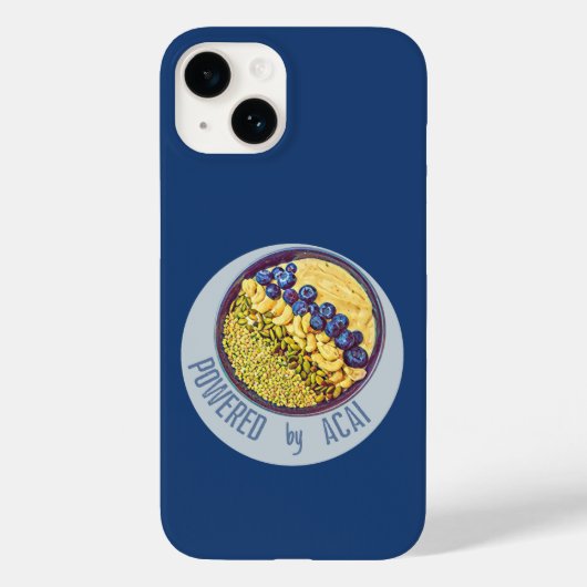 Coques Case-Mate iPhone Propulsé par Acai Téléphone tendance (Verso)
