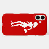 Coques Case-Mate iPhone Prostituée de prudence (substitut de Attenzione) (Verso (horizontal))