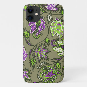 Case-Mate iPhone Case Protea Batik Hawaï Tropical Floral Khaki