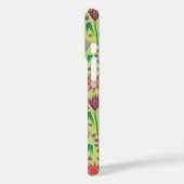 Coques Case-Mate iPhone Protea Floral Block Imprimer Millefleur vert pâle (Verso / Gauche)