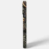 Coques Case-Mate iPhone Protecteur du concepteur de beige noir inspiré de  (Verso / Gauche)