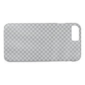Coques Case-Mate iPhone Protecteur iPhone blanc Micro À damiers (Dos (Horizontal))