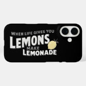Coques Case-Mate iPhone Protective Phone Case Motivational Lemons Resilien (Verso (horizontal))