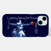 Coques Case-Mate iPhone Protéger l'Amérique du Missouri depuis 1854 (Verso (horizontal))