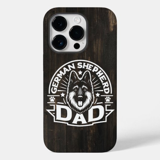 Coques Case-Mate iPhone Protéger le berger allemand Chien Papa Fier Voyage (Verso)