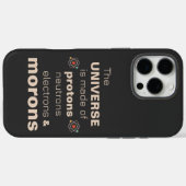 Coques Case-Mate iPhone Protons Neutrons Électrons & Idiots (Verso (horizontal))