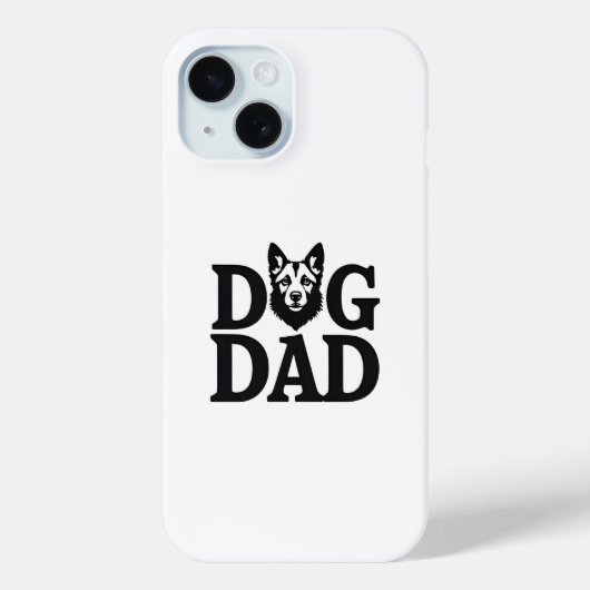 Coques Case-Mate iPhone Proud Dog Dad Apparel & Accessories (Verso)