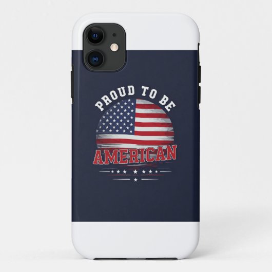 Coques Case-Mate iPhone Proud to be American (Dos)