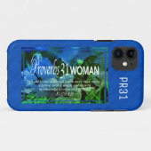 Coques Case-Mate iPhone PROVERBS 31 | Vaut plus que Rubies BLUE (Dos (Horizontal))