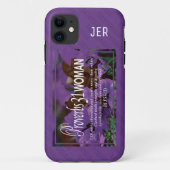 Coques Case-Mate iPhone PROVERBS 31 | Vaut plus que Rubies PURPLE (Dos)