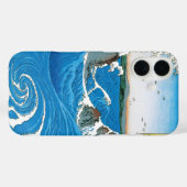 Coques Case-Mate iPhone Province d'Awa, Naruto Whirlpools par Ando Hiroshi (Verso (horizontal))