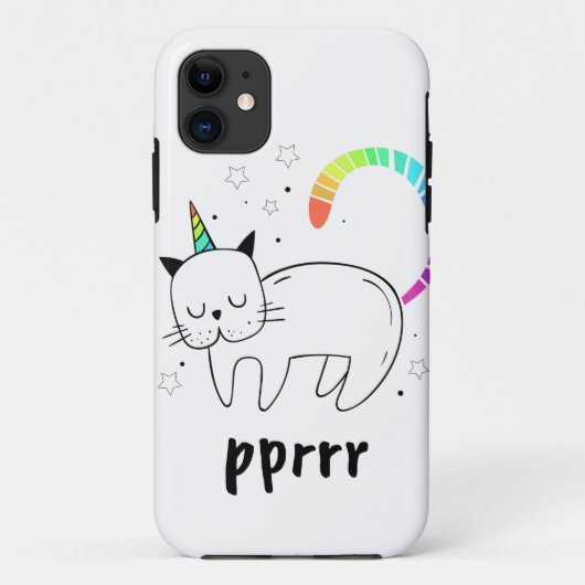 Coques Case-Mate iPhone Prrr Caticorn (Dos)