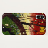 Coques Case-Mate iPhone Prunier fleurissant après Hiroshige par Van Gogh (Dos (Horizontal))