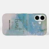 Coques Case-Mate iPhone Psaume aquarelle 56:3 (Verso (horizontal))