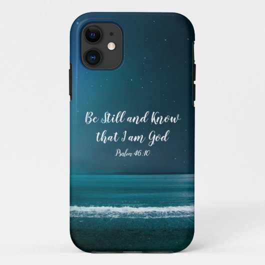 Coques Case-Mate iPhone Psaume Soyez toujours et Sachez que je suis Dieu (Dos)