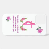 Coques Case-Mate iPhone Psaumes 37:4 (Verso (horizontal))