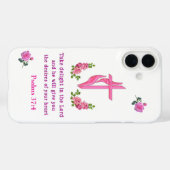 Coques Case-Mate iPhone Psaumes 37:4 (Verso (horizontal))