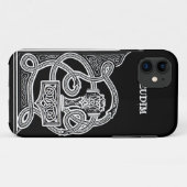 Coques Case-Mate iPhone Pseudim Mjolnir Black (Dos (Horizontal))