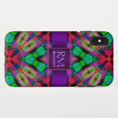 Coques Case-Mate iPhone Psychedelic Batik Monogram iPhone4 Coque-Mate™ (Dos (Horizontal))