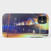 Coques Case-Mate iPhone 🌌 🌉 🌙 Psychedelic City Nightscape Fabrique (Dos (Horizontal))