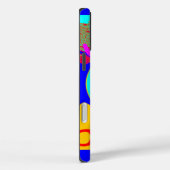 Coques Case-Mate iPhone Psychedelic Groove : Pop Art Énergie Abstraite (Verso / Droite)