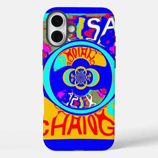 Coques Case-Mate iPhone Psychedelic Groove : Pop Art Énergie Abstraite (Verso)