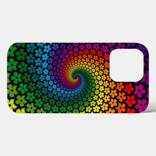 Coques Case-Mate iPhone Psychedelic Hippie iPhone 14 Coque-Mate (Verso (horizontal))
