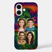 Coques Case-Mate iPhone Psychedelic Mushroom Collage Family Portrait (Verso)