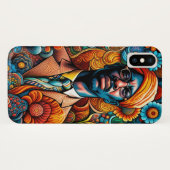 Coques Case-Mate iPhone Psychedelica Abstrait Africain Américain Homme (Dos (Horizontal))