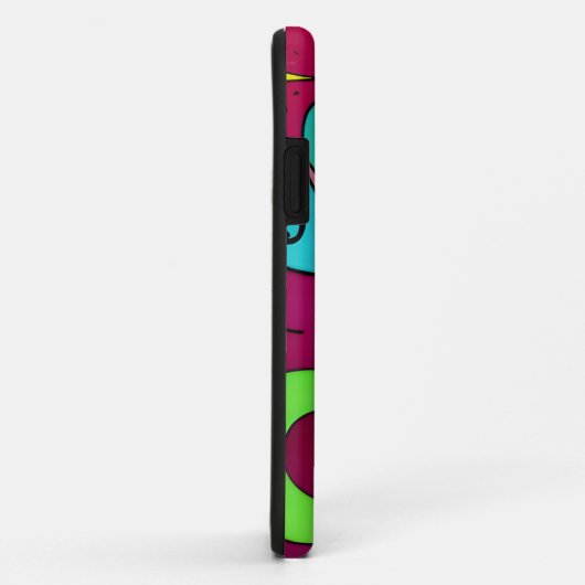 Coques Case-Mate iPhone Psychédélique (Dos/Droite)