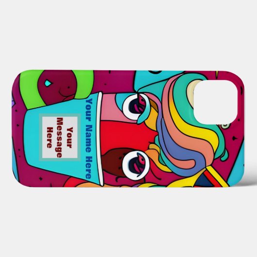 Coques Case-Mate iPhone Psychédélique (Verso (horizontal))