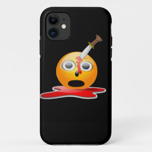 Coque iPhone 11 psycho-émoji