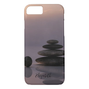 Case-Mate iPhone Case Psychologue Thérapiste Zen Stones, Coucher du sole