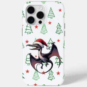Coque iPhone 15 Pro Max Pterodactyle de Noël