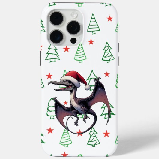 Coques Case-Mate iPhone Pterodactyle de Noël (Verso)