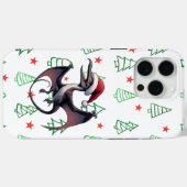 Coques Case-Mate iPhone Pterodactyle de Noël (Verso (horizontal))