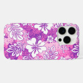 Coques Case-Mate iPhone Pua Aloha Hawaiian Heart Formé Hibiscus rose (Verso (horizontal))