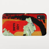 Coques Case-Mate iPhone Publicité murale pelée (Dos (Horizontal))