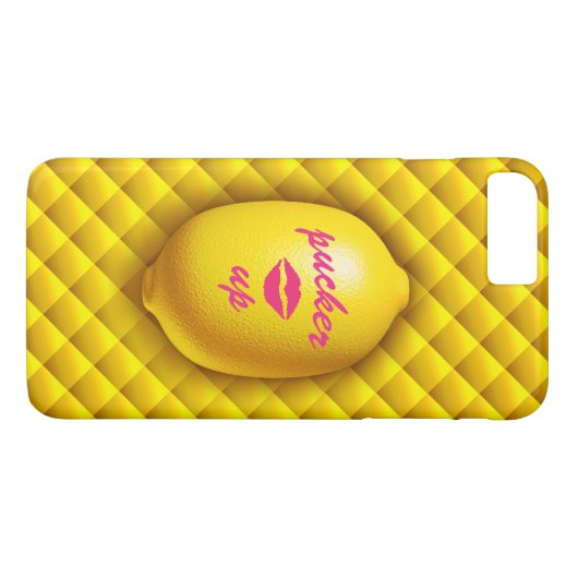 Coques Case-Mate iPhone Pucker Up Lemon iPhone 7 (Dos (Horizontal))