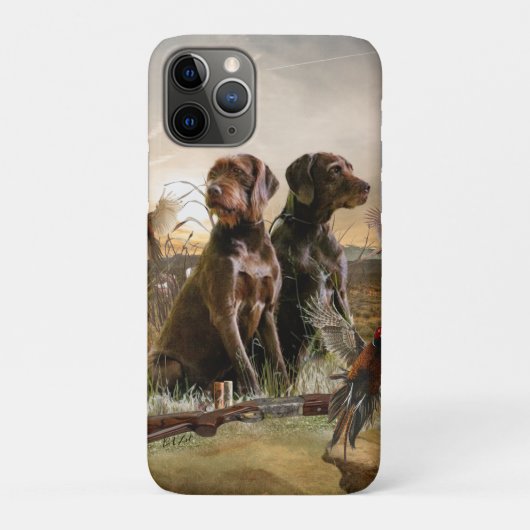 Coques Case-Mate iPhone Pudelpointers, Chasse faisan (Dos)