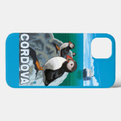 Coques Case-Mate iPhone Puffins & Cruise Ship - Cordova, Alaska (Verso (horizontal))