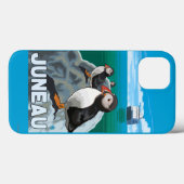 Coques Case-Mate iPhone Puffins & Cruise Ship - Juneau, Alaska (Verso (horizontal))