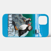 Coques Case-Mate iPhone Puffins & Cruise Ship - Wrangell, Alaska (Verso (horizontal))