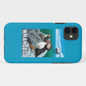 Coques Case-Mate iPhone Puffins & Cruise Ship - Wrangell (Alaska) (Dos (Horizontal))