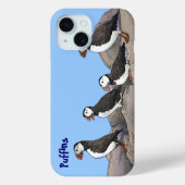 Coques Case-Mate iPhone Puffins de l'Atlantique (Verso)