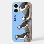 Coques Case-Mate iPhone Puffins de l'Atlantique (Verso)